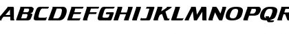 Download CruiserExtended Regular Font Uppercase Preview