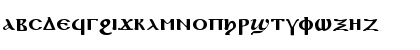 Download CS Coptic Manuscript Regular Font Uppercase Preview