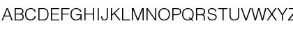 Download TrSahHelveticaLight Regular Font Uppercase Preview