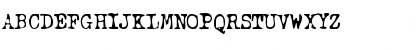 Download Typewriter Oldstyle Font Uppercase Preview