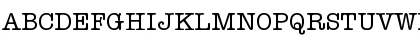 Download Typewriter Regular Font Uppercase Preview