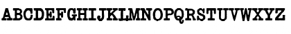 Download Typewriter Regular Font Uppercase Preview