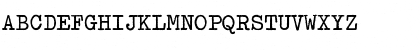 Download Typewriter ExtraBold Font Uppercase Preview
