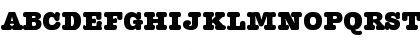 Download Typewriter-Heavy Regular Font Uppercase Preview
