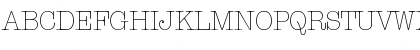 Download Typewriter-Serial-ExtraLight Regular Font Uppercase Preview