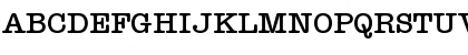 Download Typewriter-Serial-Medium Regular Font Uppercase Preview