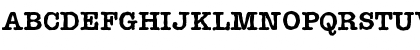 Download TypewriterAntique Bold Font Uppercase Preview