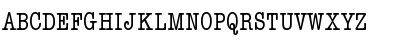 Download TypewriterCond Regular Font Uppercase Preview