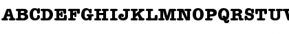 Download TypeWriterCyr Bold Font Uppercase Preview