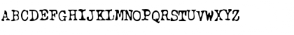 Download Typewriter Oldstyle Font Uppercase Preview