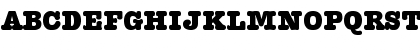 Download TypewriterSerial-Heavy Regular Font Uppercase Preview