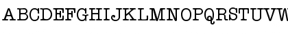 Download TypeWriterTwo Regular Font Uppercase Preview