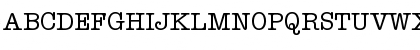 Download Typist Regular Font Uppercase Preview