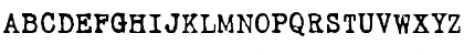 Download TypoWriter Regular Font Uppercase Preview