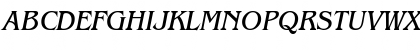 Download B693-Roman Italic Font Uppercase Preview