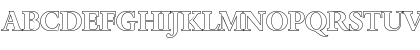Download BambergOutline Bold Font Uppercase Preview