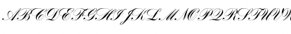 Download Bank Script D Regular Font Uppercase Preview