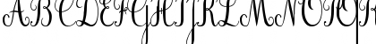 Download Cursif Regular Font Uppercase Preview