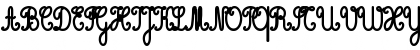 Download Cursive standard Regular Font Uppercase Preview