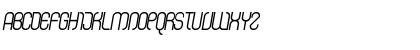 Download CurvatureRegular Italic Regular Font Uppercase Preview