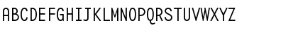 Download BaseMono-NarrowThin Thin Font Uppercase Preview