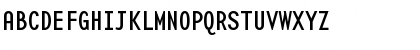 Download BaseMonoNarrowReg Regular Font Uppercase Preview