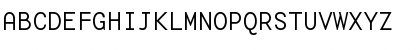 Download BaseMonoWide-Thin Thin Font Uppercase Preview