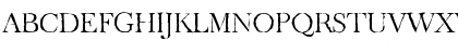 Download BaskerOldAntique-Light Regular Font Uppercase Preview