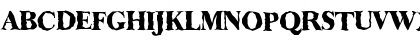 Download BaskerOldRandom-Heavy Regular Font Uppercase Preview