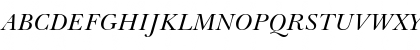 Download Baskerville BT Italic Font Uppercase Preview