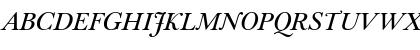 Download Baskerville Classico Italic Font Uppercase Preview