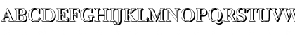 Download BaskervilleShadow-Medium Regular Font Uppercase Preview