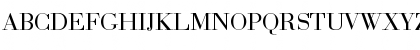Download Bauer Bodoni D Regular Font Uppercase Preview