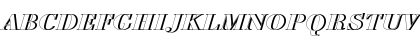 Download BauerBodDBolItaRe1 Regular Font Uppercase Preview