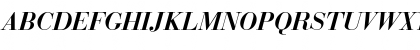 Download BauerBodoni BoldItalic Font Uppercase Preview