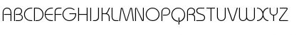 Download Bauhaus Light Regular Font Uppercase Preview