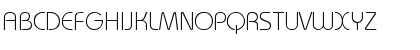 Download Bauhaus_Light-Normal Regular Font Uppercase Preview