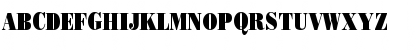 Download BeauCondensed Normal Font Uppercase Preview