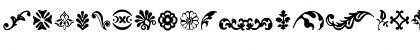 Download Beautiful Ornaments Regular Font Uppercase Preview