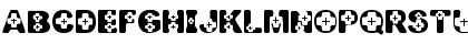 Download BEER02-A CROSS Regular Font Uppercase Preview