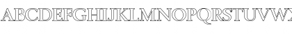 Download BelfastOutline-Medium Regular Font Uppercase Preview