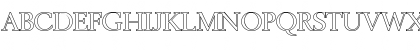 Download BelfastOutline Regular Font Uppercase Preview