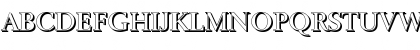 Download BelfastShadow-Medium Regular Font Uppercase Preview