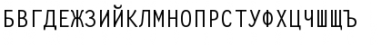 Download Cyrillic7SSK Regular Font Uppercase Preview