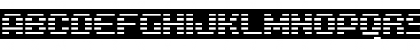 Download D3 DigiBitMapism type C Regular Font Uppercase Preview