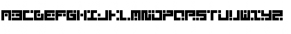 Download D3 Futurism Regular Font Uppercase Preview