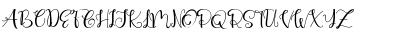 Download Cute Thing Script (Demo) Regular Font Uppercase Preview