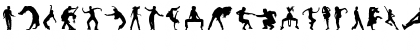 Download Dancebats Regular Font Uppercase Preview