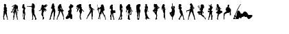 Download Darrians Sexy Silhouettes 3 Regular Font Uppercase Preview