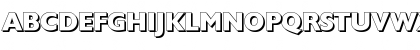 Download DavidBeckerShadow-ExtraBold Regular Font Uppercase Preview